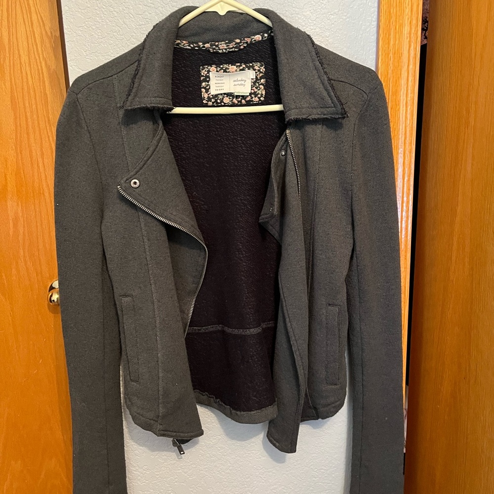 Anthropologie Gray Moto Jacket (worn by Caroline in TVD)